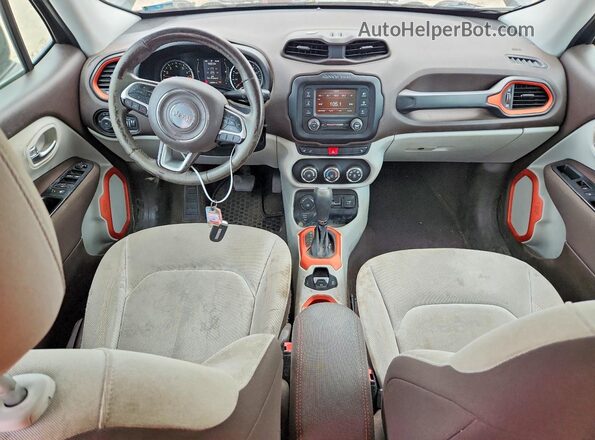 ZACCJBBT3GPE26041 2016 JEEP RENEGADE Black Առջևի վահանակի տեսք