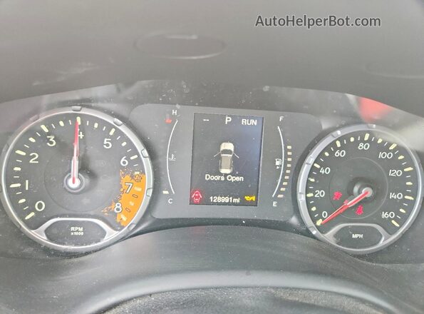 ZACCJBBT3GPE26041 2016 JEEP RENEGADE Black Սարքավորումների վահանակի տեսք