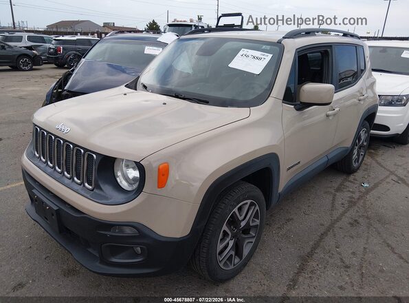 ZACCJBBT4GPD28670 2016 JEEP RENEGADE Tan Vista tres cuartos delantera izquierda