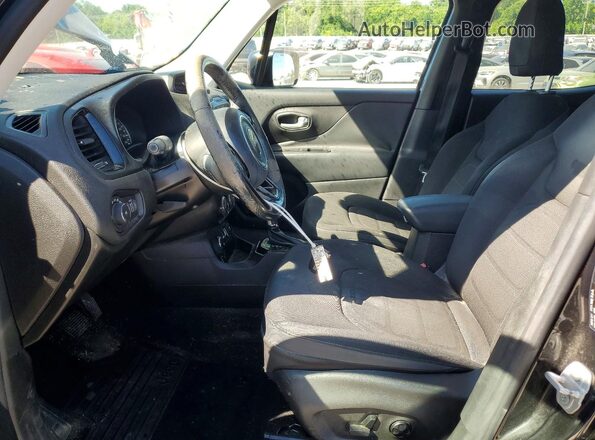 ZACCJBBT4GPD58770 2016 JEEP RENEGADE Black წინა სალონის ხედი