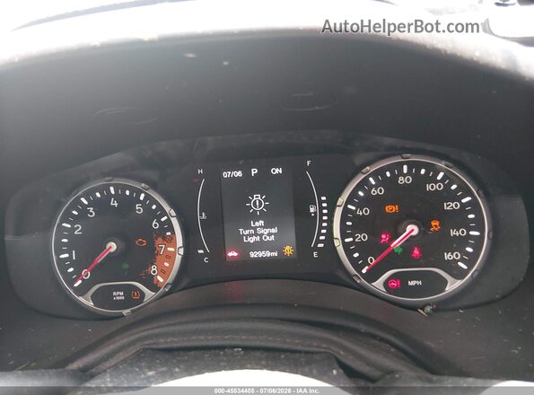 ZACCJBBT4GPD77870 2016 JEEP RENEGADE Серебряный Вид задних сидений