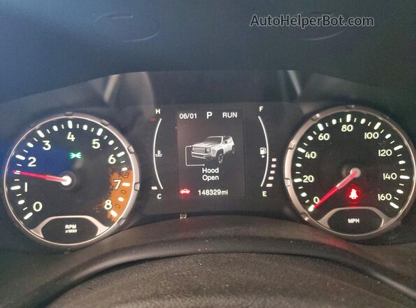 ZACCJBBT4GPD91137 2016 JEEP RENEGADE White Widok zestawu wskaźników
