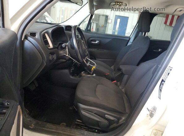 ZACCJBBT4GPD91137 2016 JEEP RENEGADE White Widok wnętrza z przodu