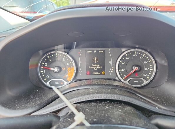ZACCJBBT4GPE40109 2016 JEEP RENEGADE Orange Սարքավորումների վահանակի տեսք