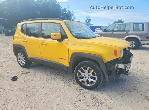 ZACCJBBT5GPD75223 2016 JEEP RENEGADE Yellow Առջևի աջ