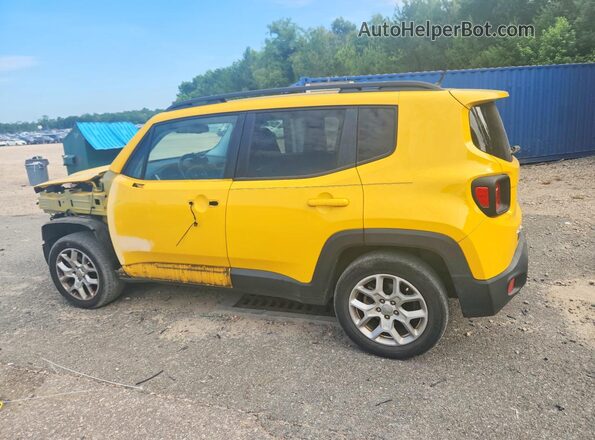 ZACCJBBT5GPD75223 2016 JEEP RENEGADE Yellow Հետևի ձախ
