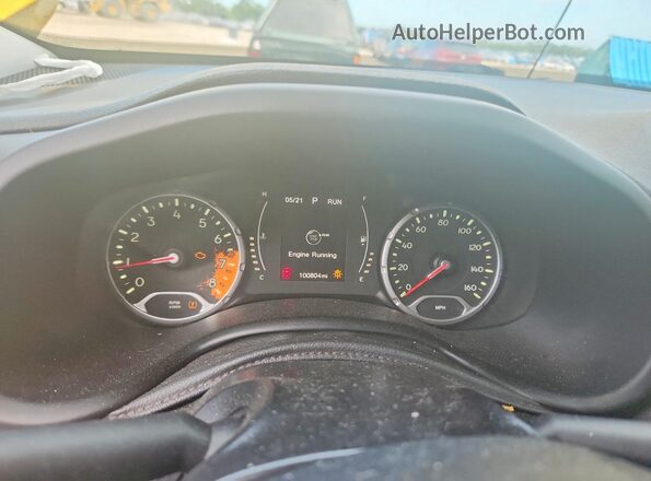 ZACCJBBT5GPD75223 2016 JEEP RENEGADE Yellow Սարքավորումների վահանակի տեսք