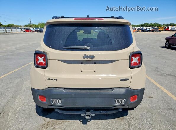 ZACCJBBT5GPD79580 2016 JEEP RENEGADE Tan უკანა ხედი
