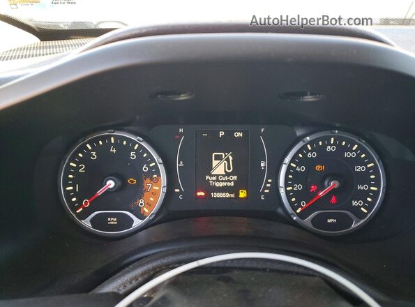 ZACCJBBT5GPD79580 2016 JEEP RENEGADE Tan ხელსაწყოთა პანელის ხედი