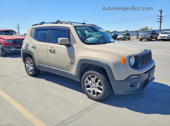 ZACCJBBT5GPD79580 2016 JEEP RENEGADE Tan წინა მარჯვენა