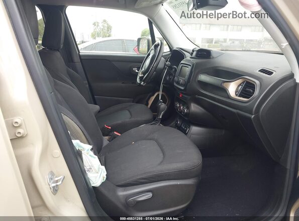 ZACCJBBT5GPD87291 2016 JEEP RENEGADE Beige წინა სალონის ხედი