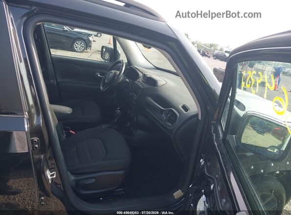 ZACCJBBT5GPD98064 2016 JEEP RENEGADE Black Widok wnętrza z przodu