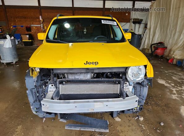 ZACCJBBT6GPD09120 2016 JEEP RENEGADE Yellow Вид спереду