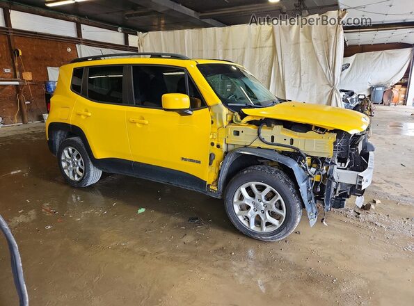 ZACCJBBT6GPD09120 2016 JEEP RENEGADE Yellow Передня права чверть