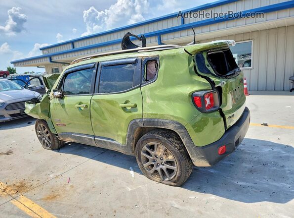 ZACCJBBT6GPD70192 2016 JEEP RENEGADE Зеленый Задняя левая четверть