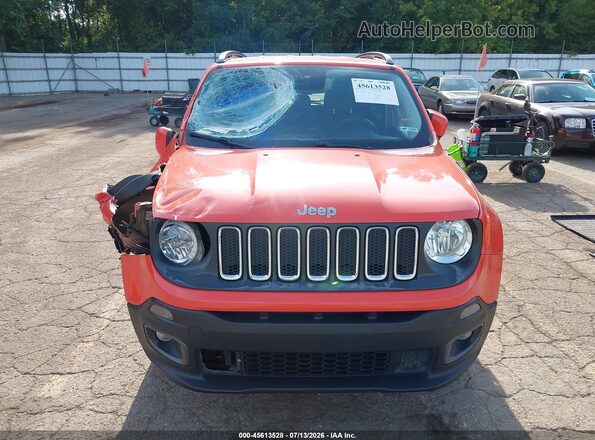 ZACCJBBT7GPD45480 2016 JEEP RENEGADE Orange ხელსაწყოთა პანელის ხედი