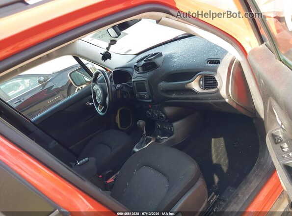 ZACCJBBT7GPD45480 2016 JEEP RENEGADE Orange წინა სალონის ხედი