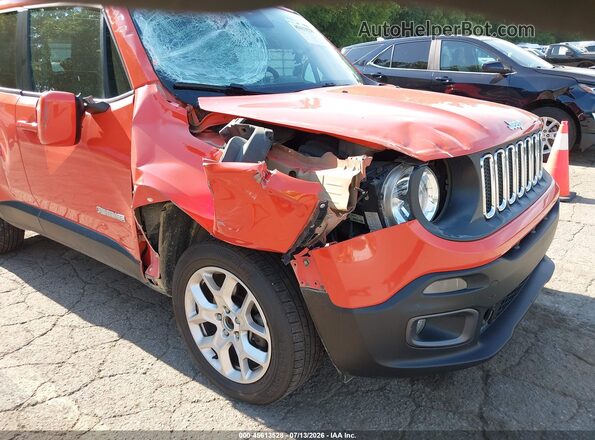 ZACCJBBT7GPD45480 2016 JEEP RENEGADE Orange წინა ხედი