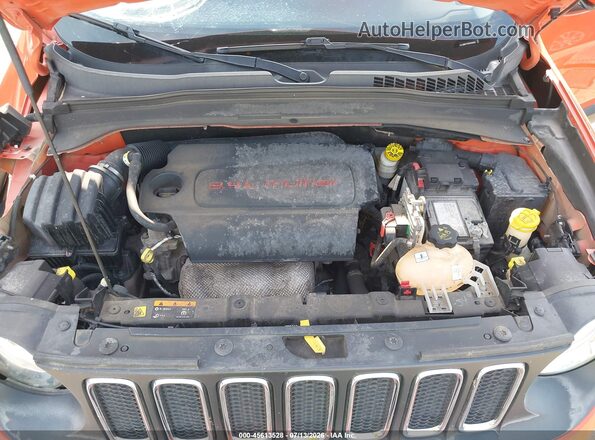 ZACCJBBT7GPD45480 2016 JEEP RENEGADE Orange უკანა ხედი