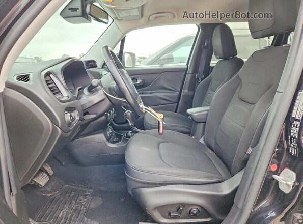 ZACCJBBT7GPD78981 2016 JEEP RENEGADE Black Widok wnętrza z przodu