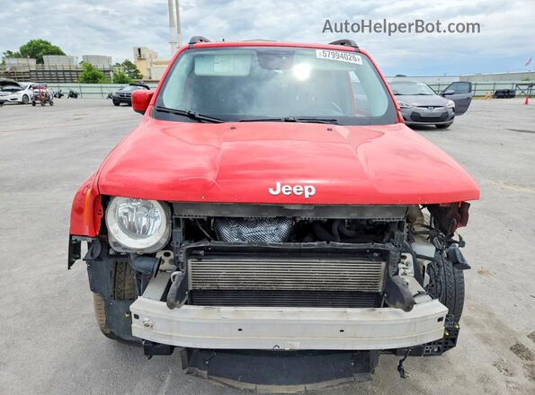 ZACCJBBT7GPE08285 2016 JEEP RENEGADE Red წინა ხედი