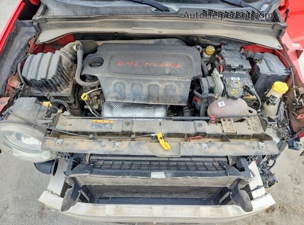 ZACCJBBT7GPE08285 2016 JEEP RENEGADE Red ძრავის განყოფილების ხედი