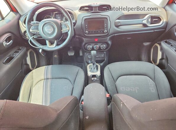 ZACCJBBT8GPD29742 2016 JEEP RENEGADE Orange Вид панелі приладів