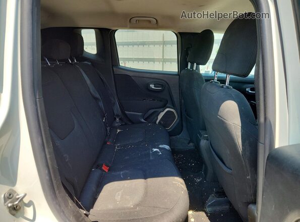 ZACCJBBT8GPD60442 2016 JEEP RENEGADE White უკანა სალონის ხედი