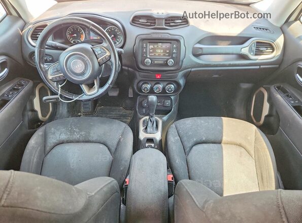 ZACCJBBT8GPD60442 2016 JEEP RENEGADE White წინა პანელის ხედი