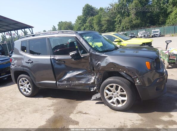 ZACCJBBT8GPE17500 2016 JEEP RENEGADE Серый Вид задней части салона