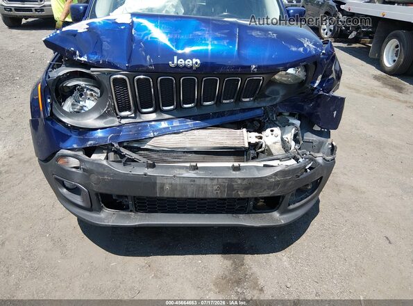 ZACCJBBT8GPE40596 2016 JEEP RENEGADE Синий Вид спереди