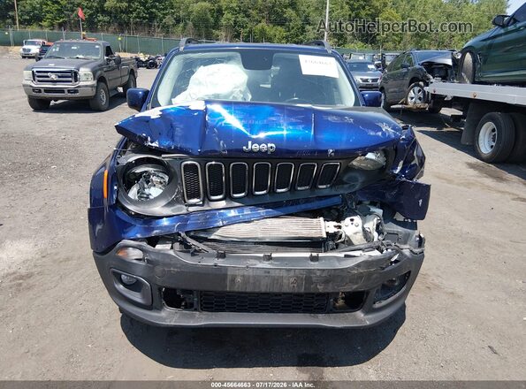 ZACCJBBT8GPE40596 2016 JEEP RENEGADE Синий Вид щитка приборов