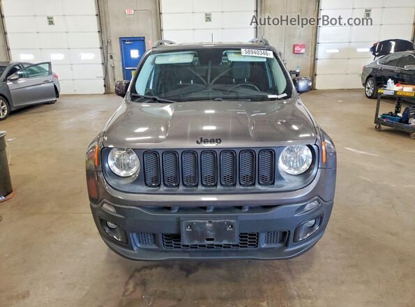 ZACCJBBTXGPC87560 2016 JEEP RENEGADE Gray წინა ხედი