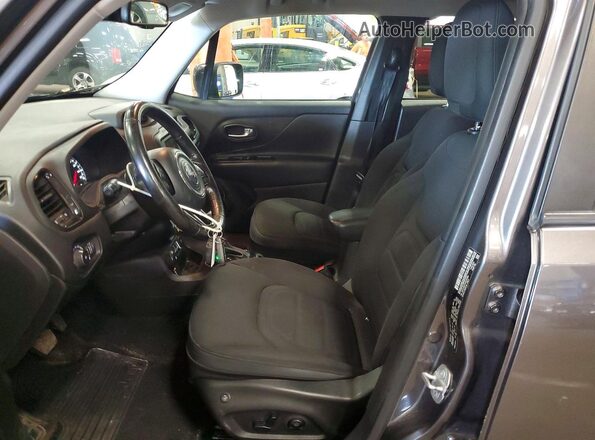 ZACCJBBTXGPC87560 2016 JEEP RENEGADE Gray წინა სალონის ხედი