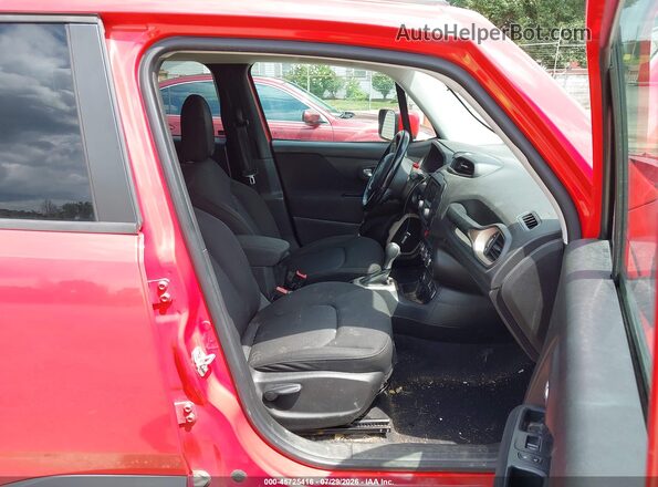 ZACCJBBTXGPD59177 2016 JEEP RENEGADE Red Widok wnętrza z przodu