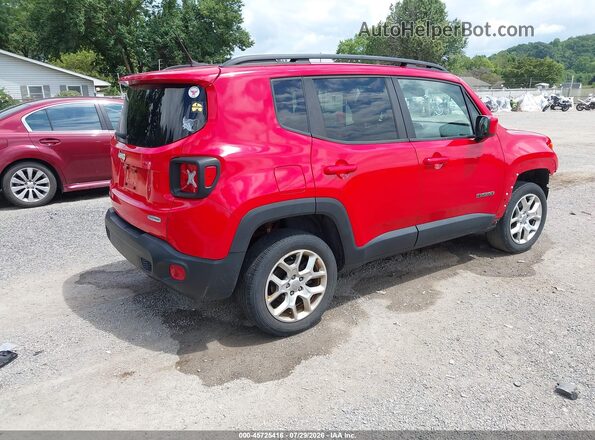ZACCJBBTXGPD59177 2016 JEEP RENEGADE Red Tył prawy