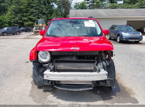 ZACCJBBTXGPD59177 2016 JEEP RENEGADE Red Widok wnętrza z tyłu