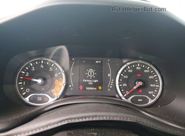 ZACCJBBW7GPD13588 2016 JEEP RENEGADE White Սարքավորումների վահանակի տեսք