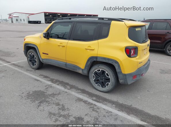 ZACCJBCB0HPF11328 2017 JEEP RENEGADE Желтый Задняя левая четверть