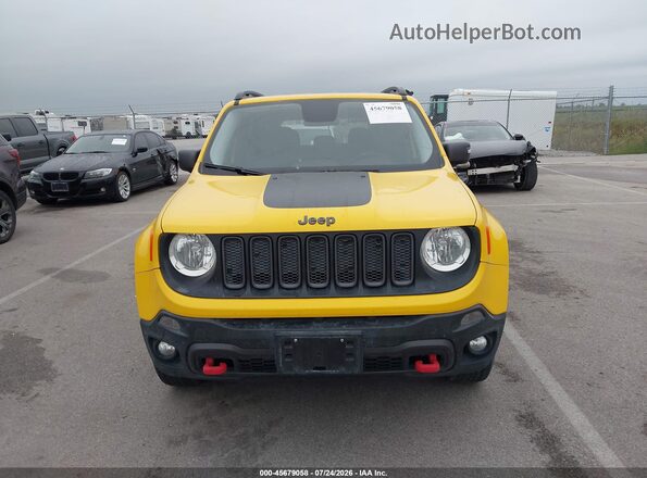 ZACCJBCB0HPF11328 2017 JEEP RENEGADE Желтый Вид щитка приборов