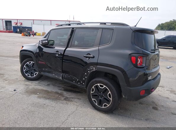 ZACCJBCB0HPG35342 2017 JEEP RENEGADE Black Հետևի ձախ
