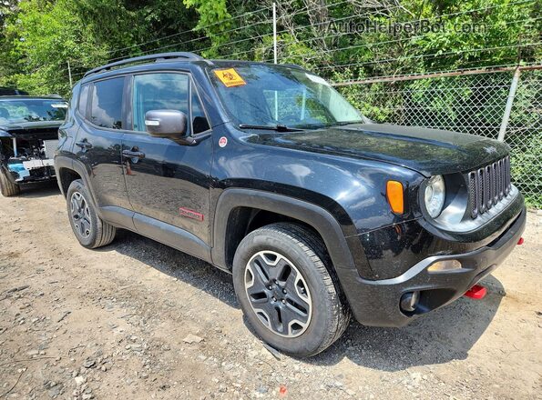 ZACCJBCB0HPG53727 2017 JEEP RENEGADE Black Delantero derecho