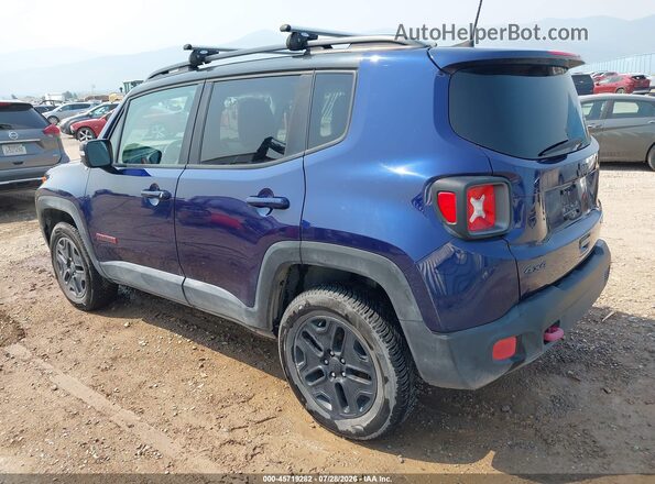 ZACCJBCB0JPG73417 2018 JEEP RENEGADE Blue Trasero izquierdo