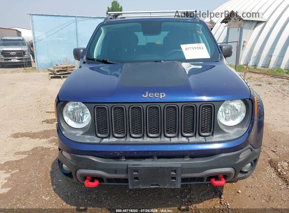 ZACCJBCB0JPG73417 2018 JEEP RENEGADE Blue Vista del cuadro de instrumentos