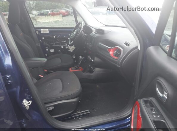 ZACCJBCB2HPE81085 2017 JEEP RENEGADE Blue Вид салону спереду