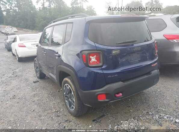 ZACCJBCB2HPE81085 2017 JEEP RENEGADE Blue Задня ліва чверть