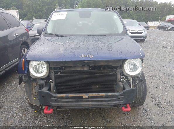 ZACCJBCB2HPE81085 2017 JEEP RENEGADE Blue Вид щитка приладів