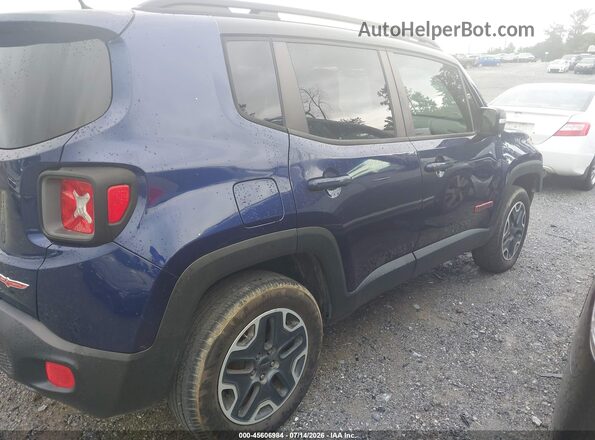 ZACCJBCB2HPE81085 2017 JEEP RENEGADE Blue Вид задньої частини салону