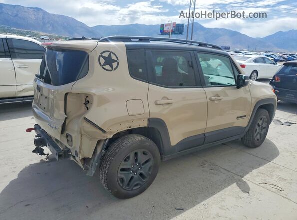 ZACCJBCB2HPE83502 2017 JEEP RENEGADE Beige Rear right