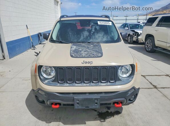 ZACCJBCB2HPE83502 2017 JEEP RENEGADE Beige Front view